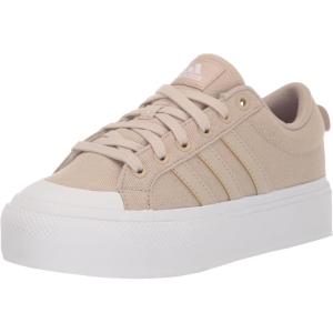 adidas Women’s Bravada 2.0 Platform Sneakers(Wonder Beige/Wonder Beige/White)