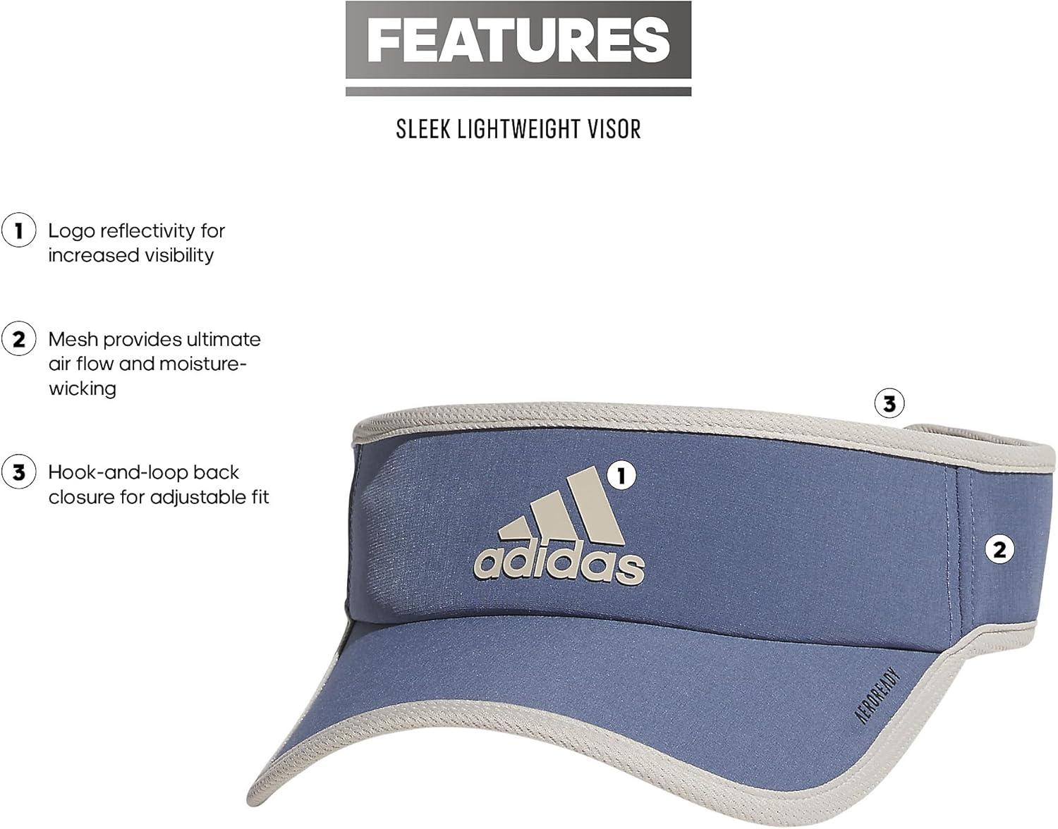 imageadidas Mens Superlite 2 Performance VisorPreloved Ink BluePutty Grey