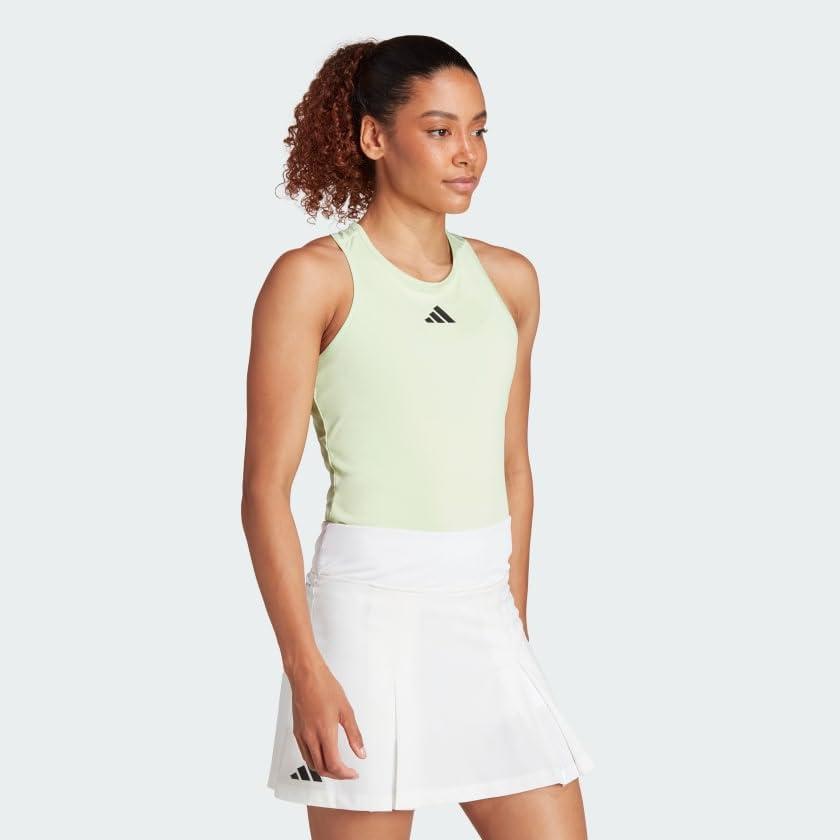 imageadidas Womens Club Tennis Tank TopSemi Green Spark