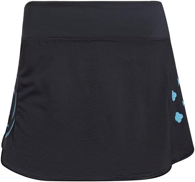 imageadidas Womens Tennis Match Skirt HeatrdyCarbonPulse Aqua Primeblue