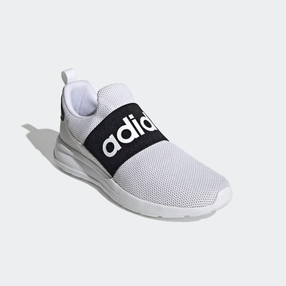 imageadidas Mens Lite Racer Adapt 40 Running ShoesWhiteWhiteBlack