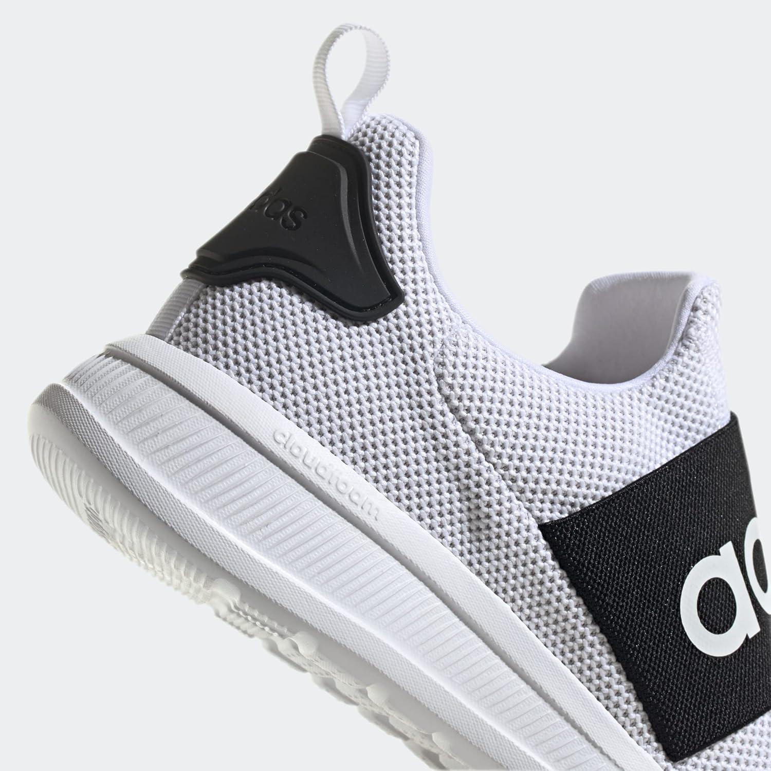 imageadidas Mens Lite Racer Adapt 40 Running ShoesWhiteWhiteBlack