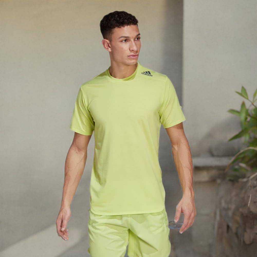 imageadidas Mens Tall Size Designed 4 Sport Training TShirtPulse Lime
