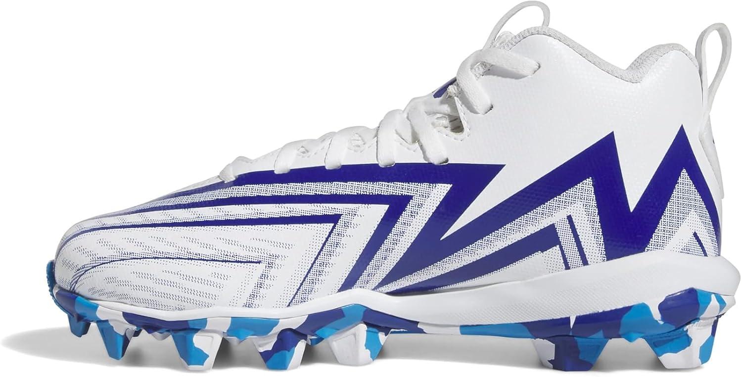 imageadidas UnisexChild Freak Spark 23Football ShoeWhiteTeam Royal BlueSolar Blue