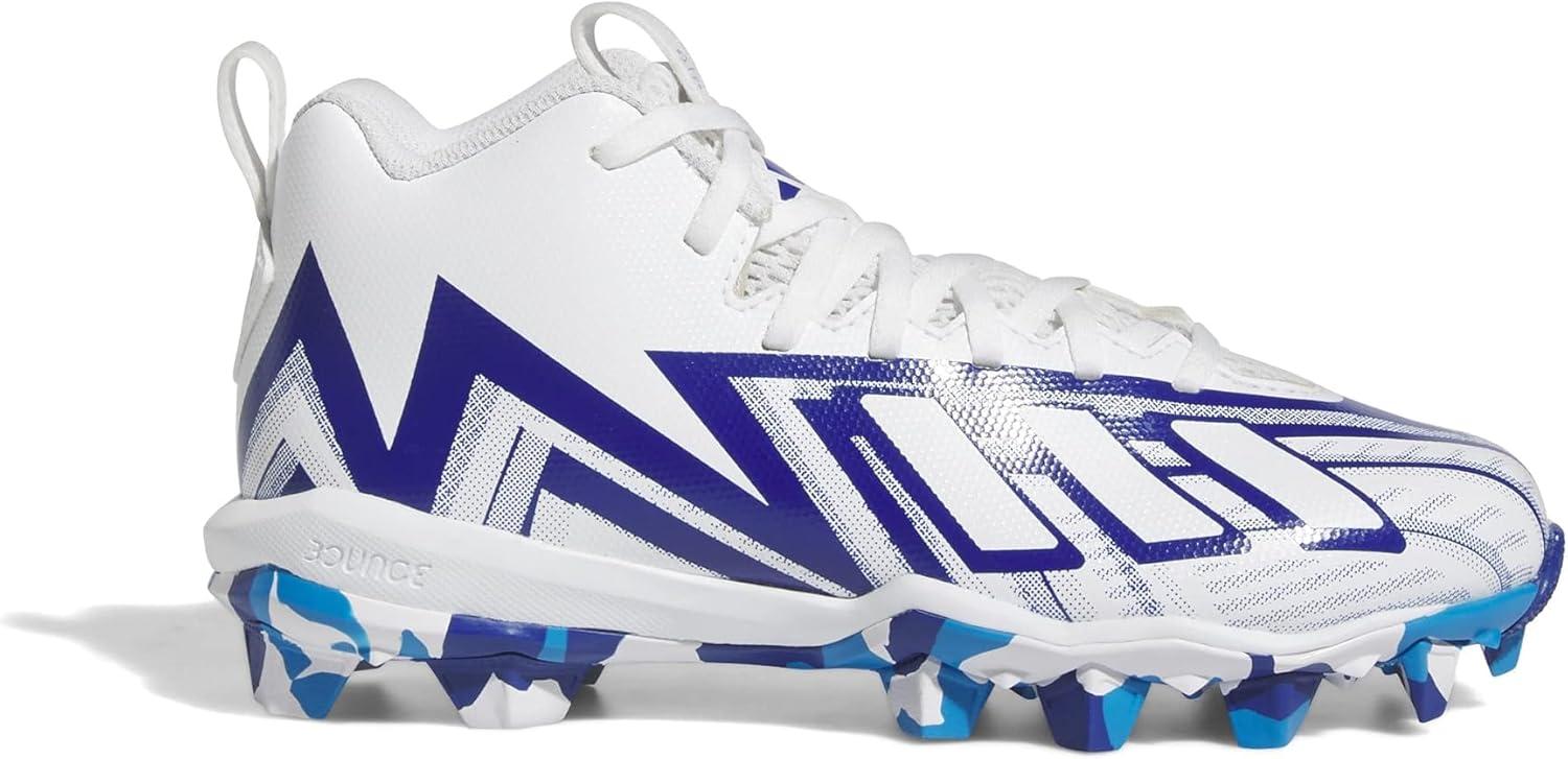 imageadidas UnisexChild Freak Spark 23Football ShoeWhiteTeam Royal BlueSolar Blue
