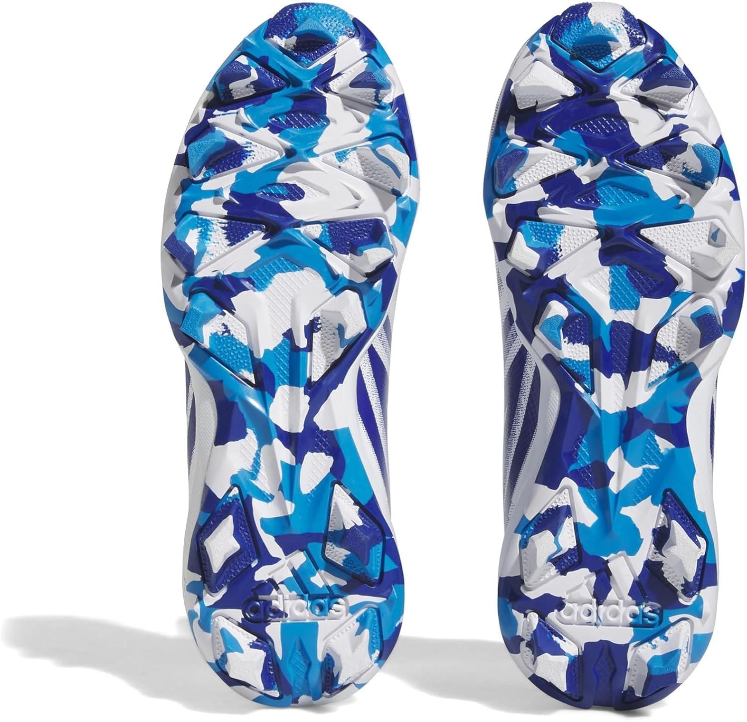 imageadidas UnisexChild Freak Spark 23Football ShoeWhiteTeam Royal BlueSolar Blue