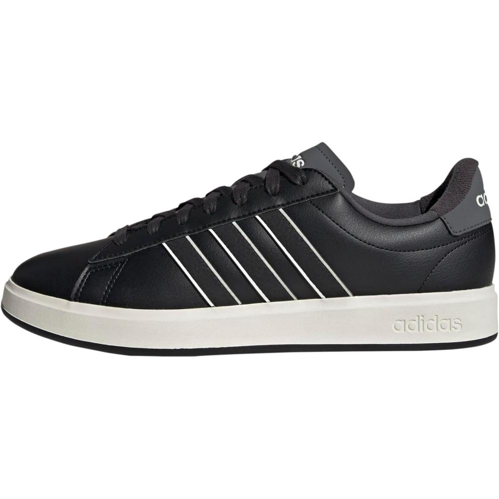 imageadidas Mens Grand Court 20 ShoeBlackBlackOff White