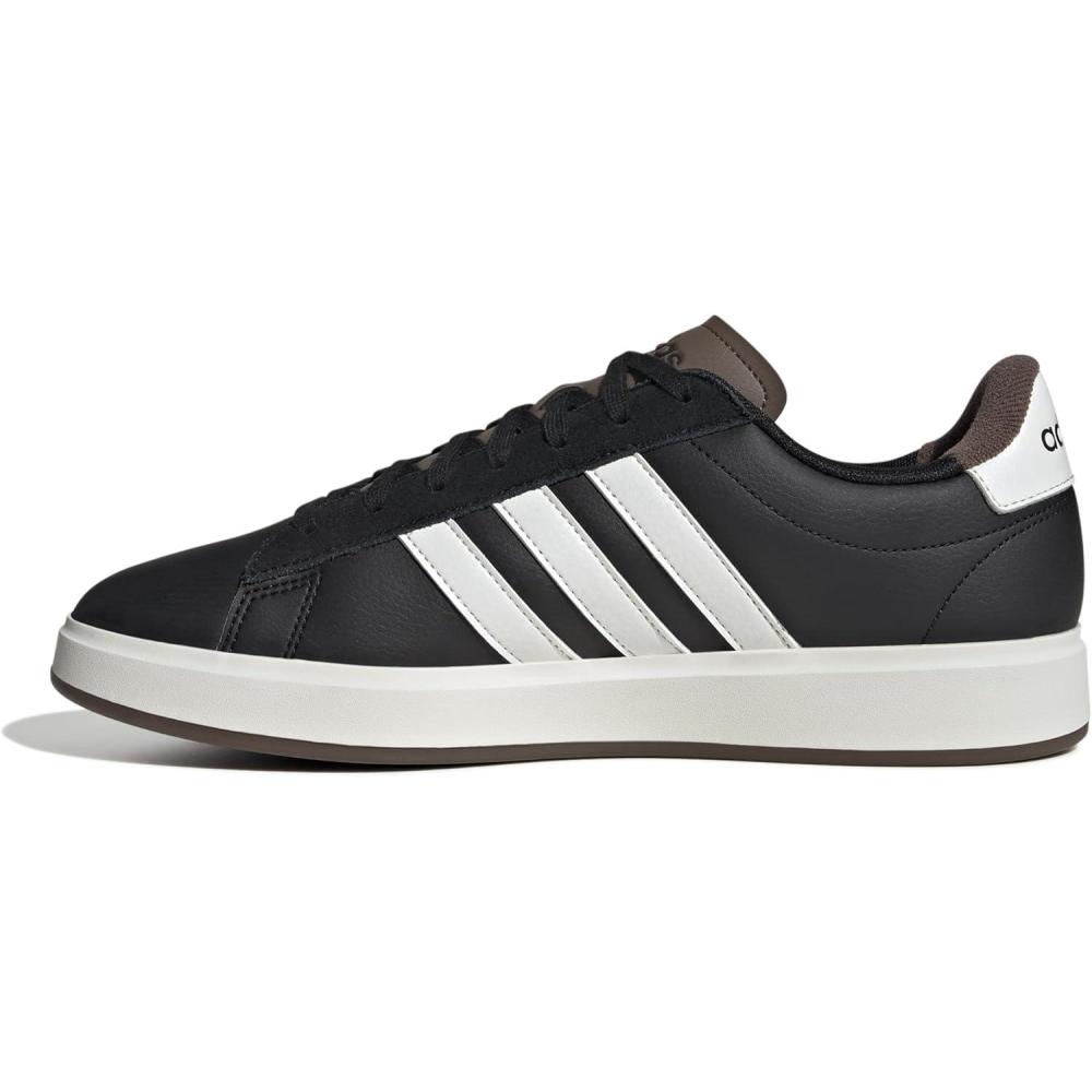 imageadidas Mens Grand Court 20 ShoeBlackOff WhiteEarth Strata