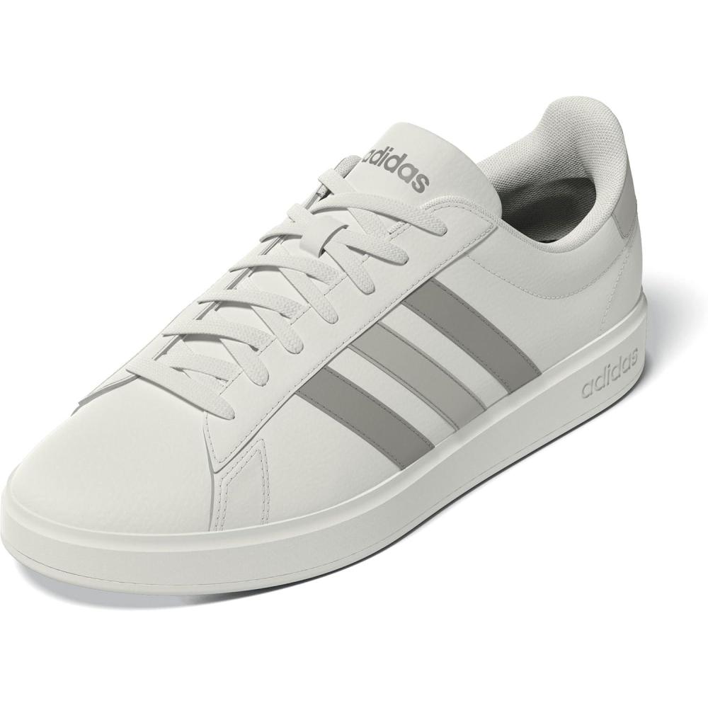 imageadidas Mens Grand Court 20 ShoeWhitePutty BeigeWonder Alumina