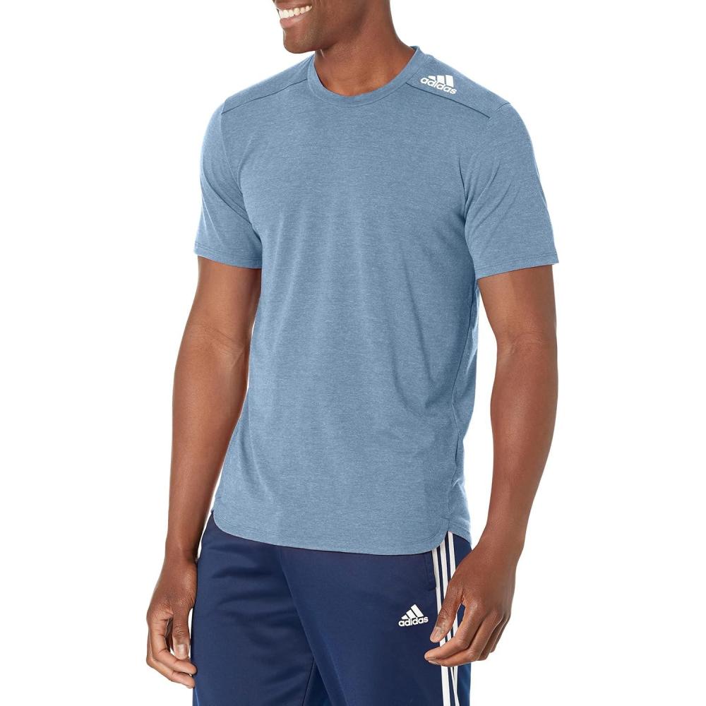 imageadidas Mens Tall Size Designed 4 Sport Training TShirtWonder Steel