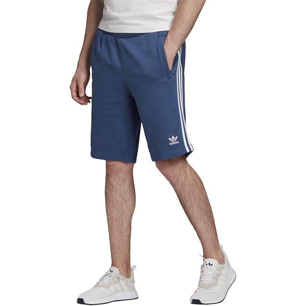 imageadidas Mens Train Essentials Piqu 3Stripes ShortsNight Marine