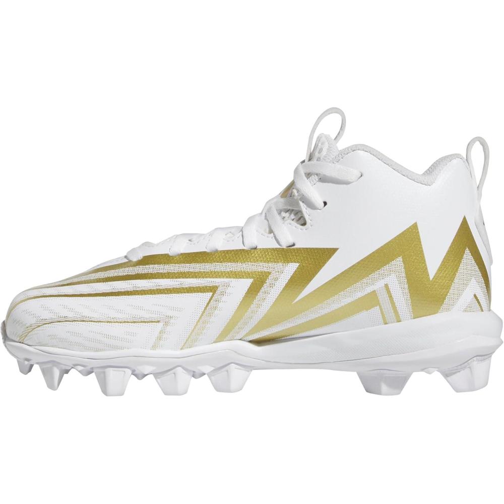 imageadidas UnisexChild Freak Spark 23Football ShoeWhiteWhiteGold Metallic
