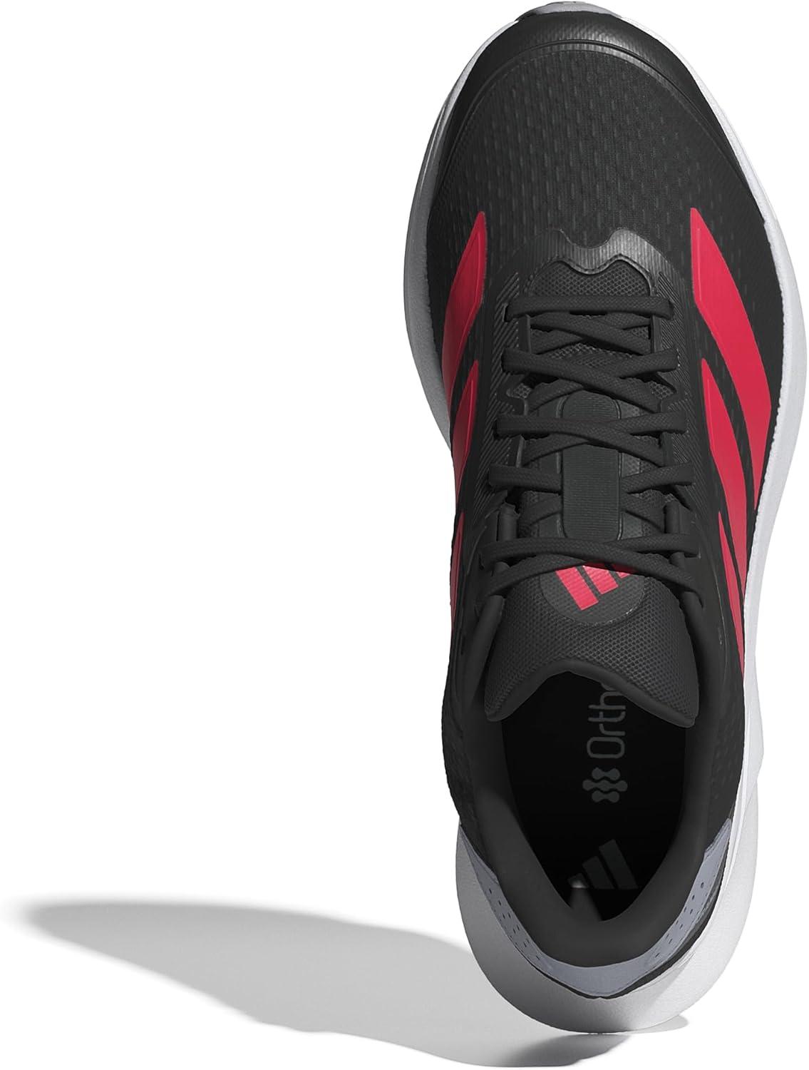 imageadidas Mens Duramo SL 2 Running ShoeBlackLucid RedHalo Silver