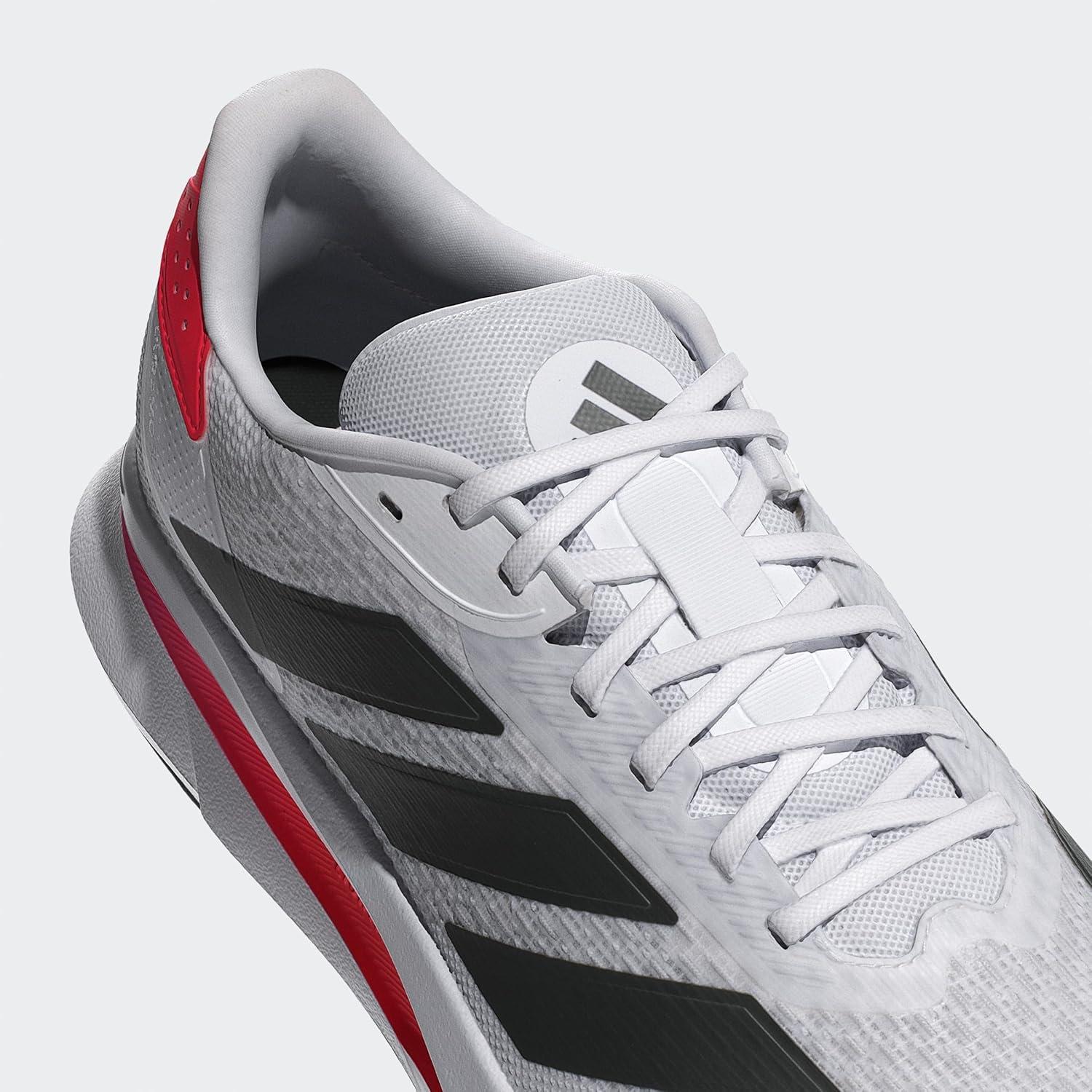 imageadidas Mens Duramo SL 2 Running ShoeCloud White Core Black Lucid Red