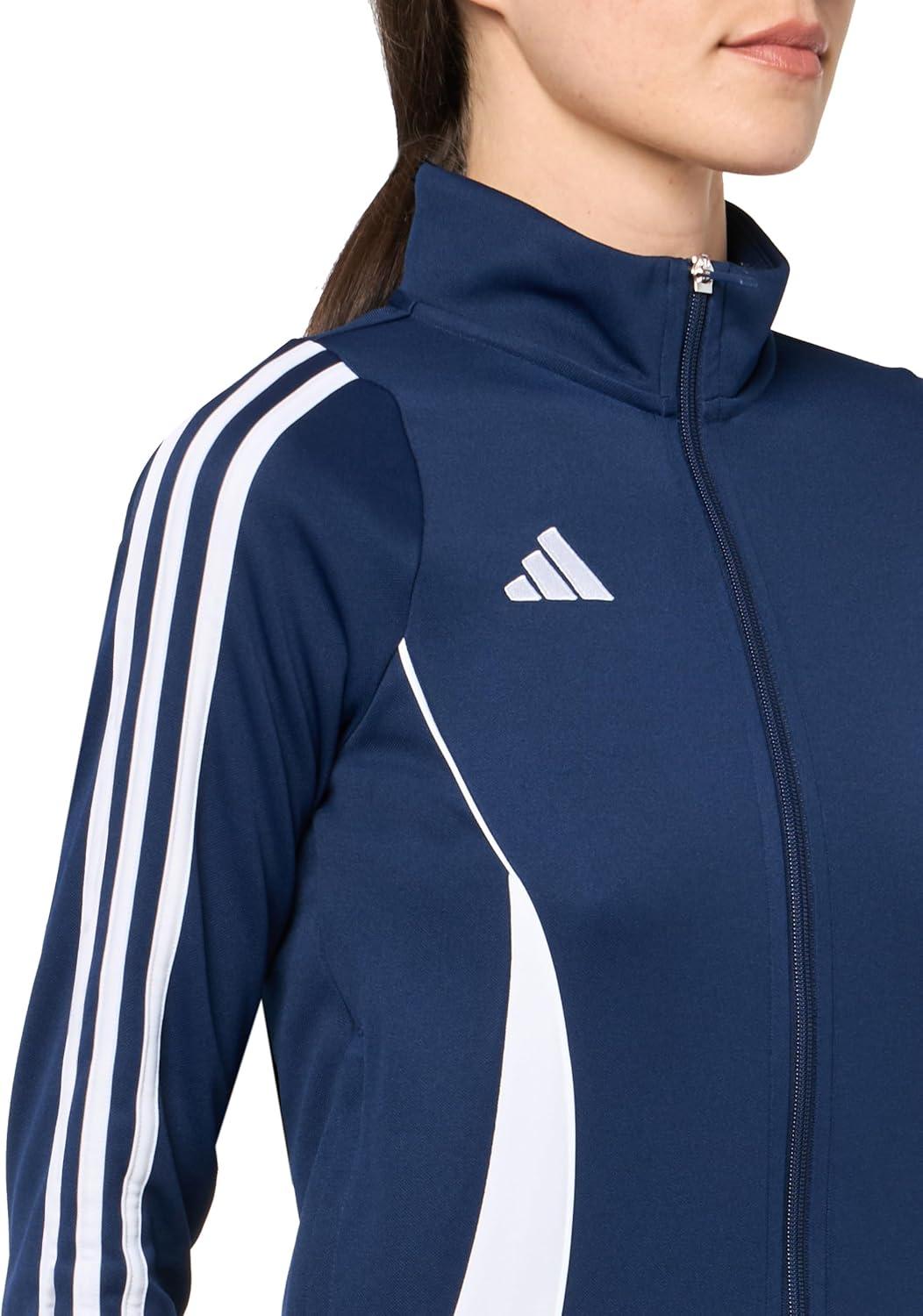 imageadidas Womens Tiro 24 Training JacketTeam Navy BlueWhite