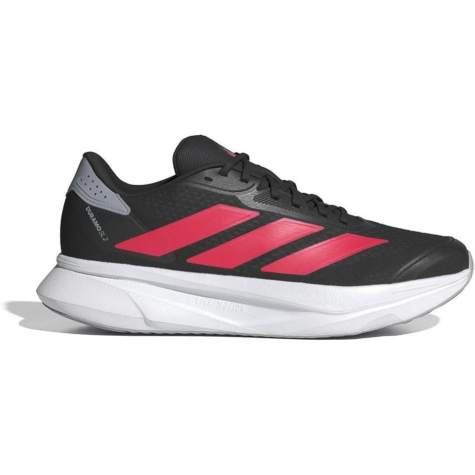 imageadidas Mens Duramo SL 2 Running ShoeCore Black Lucid Red Halo Silver