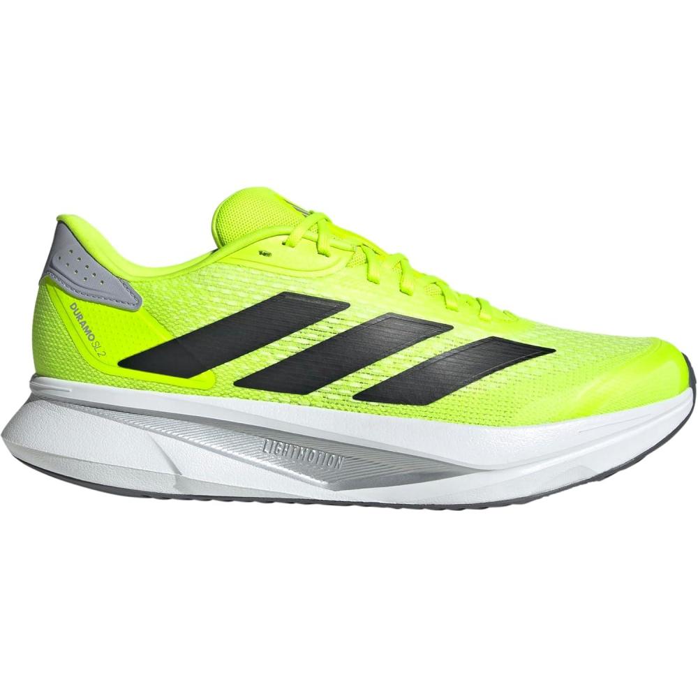 imageadidas Mens Duramo SL 2 Running ShoeLucid LemonBlackHalo Silver