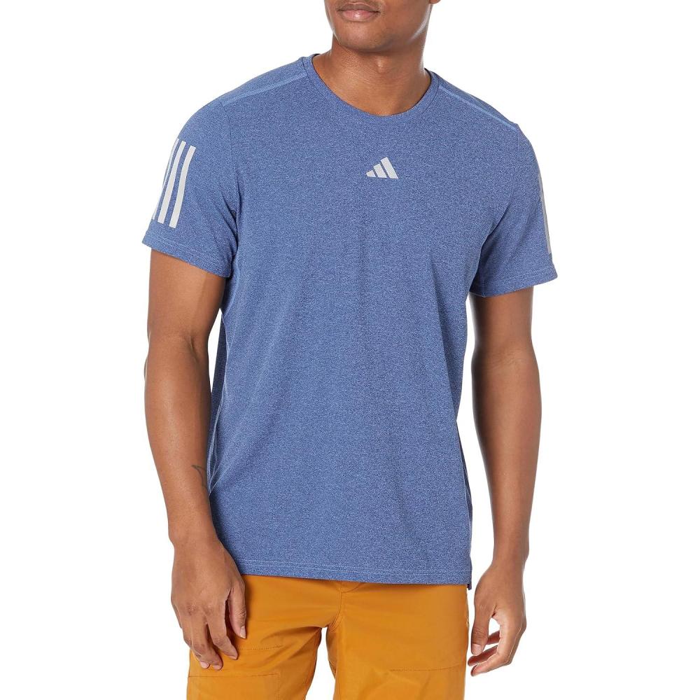 imageadidas Mens Own The Run TShirtDark Blue Melange
