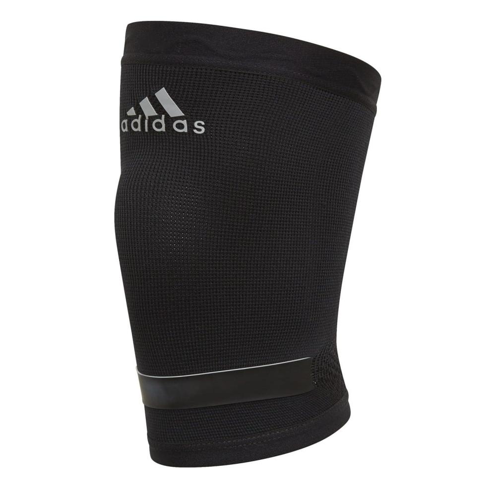 imageadidas Performance Climacool Knee Support Sleeve  Knee Sleeve for Support Training and Competitions  Ergonomic Design Silicone Grip Breathable Seamless Design  Black XLargeKnee Support