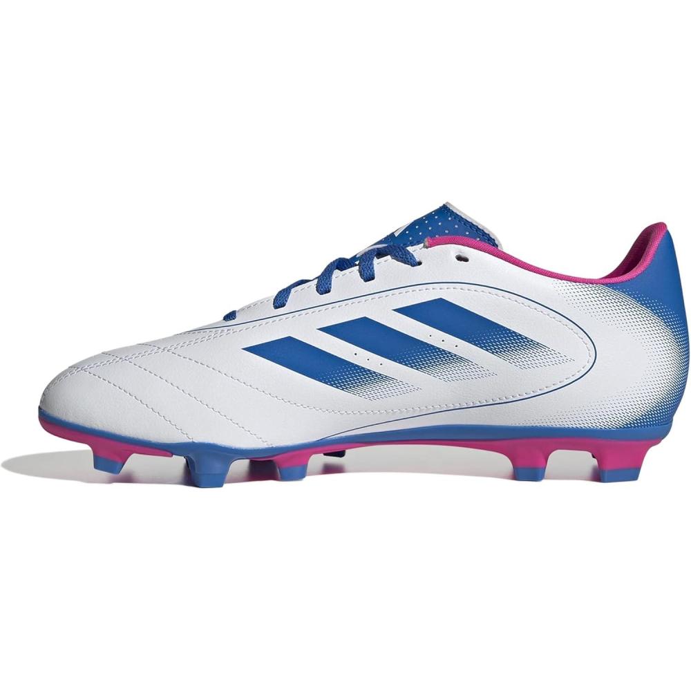 imageadidas UnisexAdult Goletto Ix Firm Multi Ground SneakerWhiteBright RoyalTeam Shock Pink