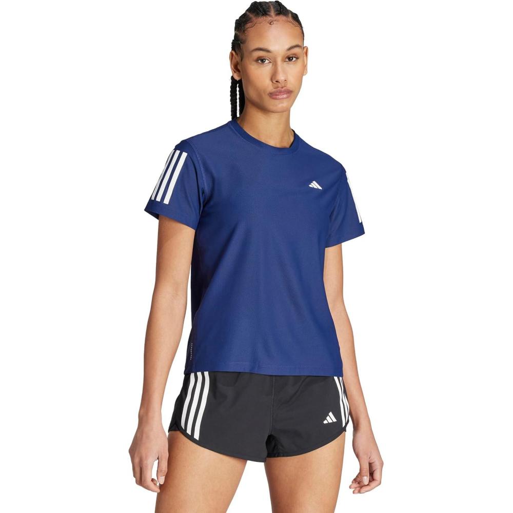 imageadidas Womens Own The Run TeeDark Blue