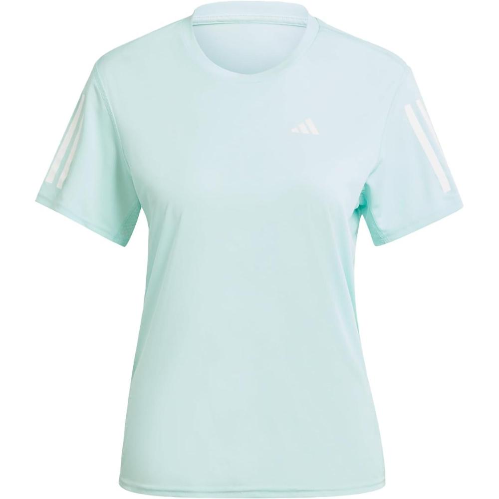 imageadidas Womens Own The Run TeeSemi Flash Aqua