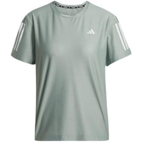 imageadidas Womens Own The Run TeeSilver Green