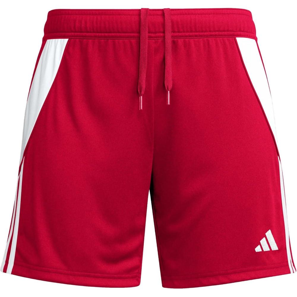 imageadidas Womens Standard Tiro 24 ShortsTeam Power RedWhite