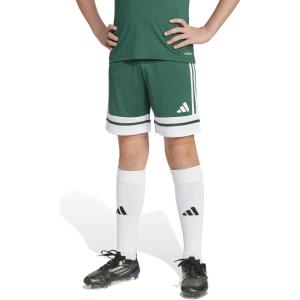 adidas Kid’s Squadra 25 Shorts(Team Dark Green/White)
