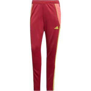 adidas Womens Tiro 24 Training Pants(Team Collegiate Burgundy/Semi Solar Yellow)
