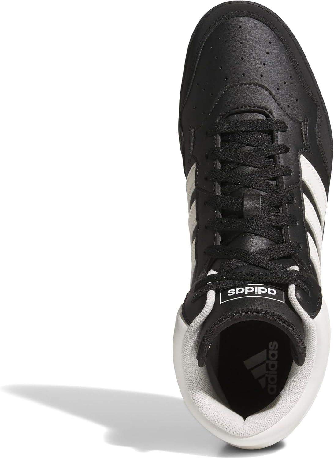 imageAdidas UnisexAdult Hoops 40 Mid TopBlackWhiteBronze Strata