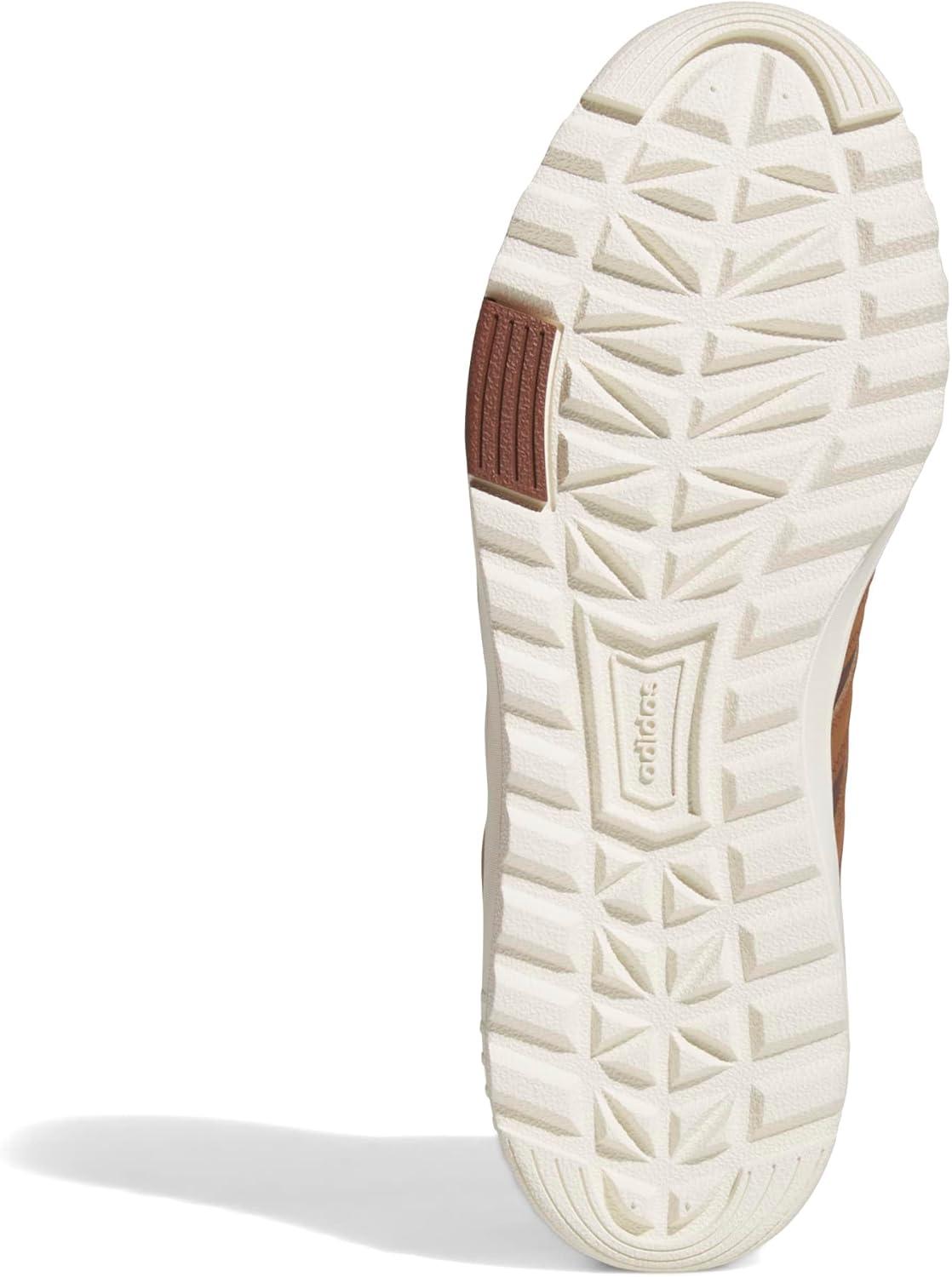 imageAdidas UnisexAdult Hoops 40 Mid TopShadow BrownSupplier ColourOff White