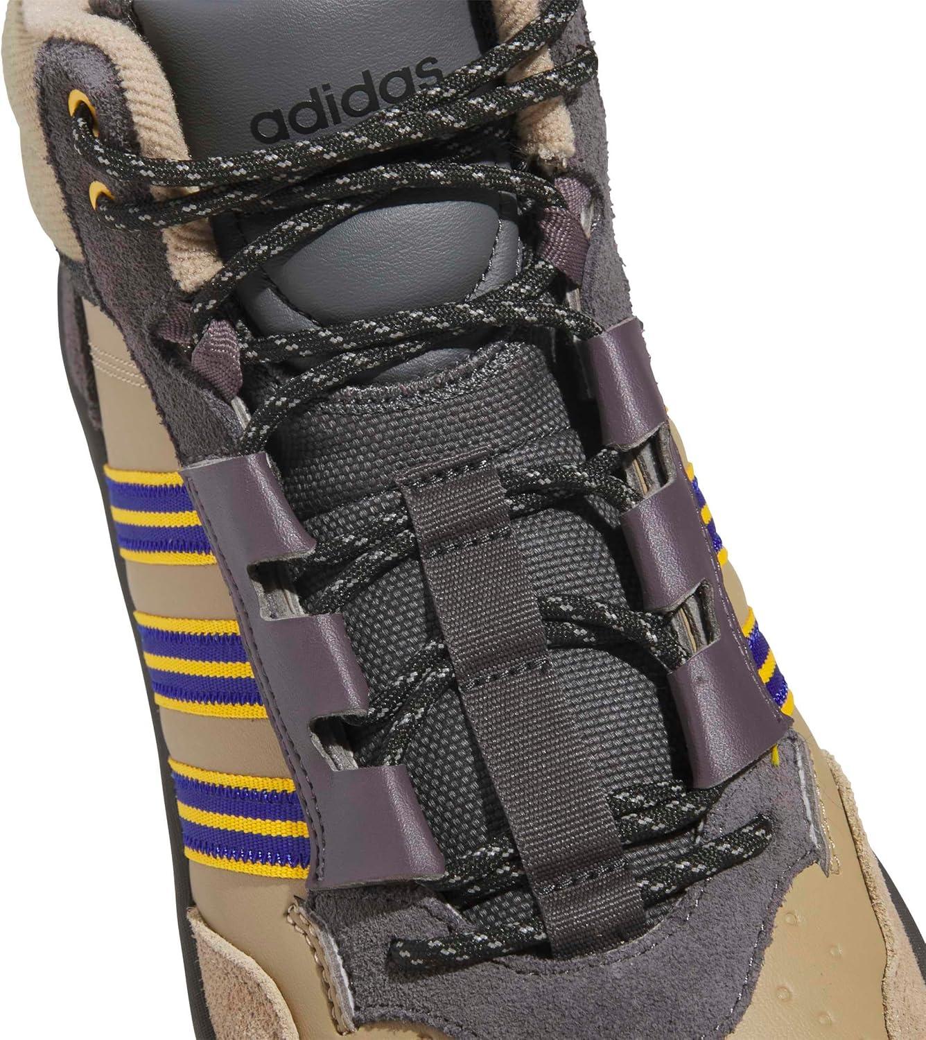 imageAdidas UnisexAdult Hoops 40 Mid TopSupplier ColourSemi Lucid BlueGrey Strata