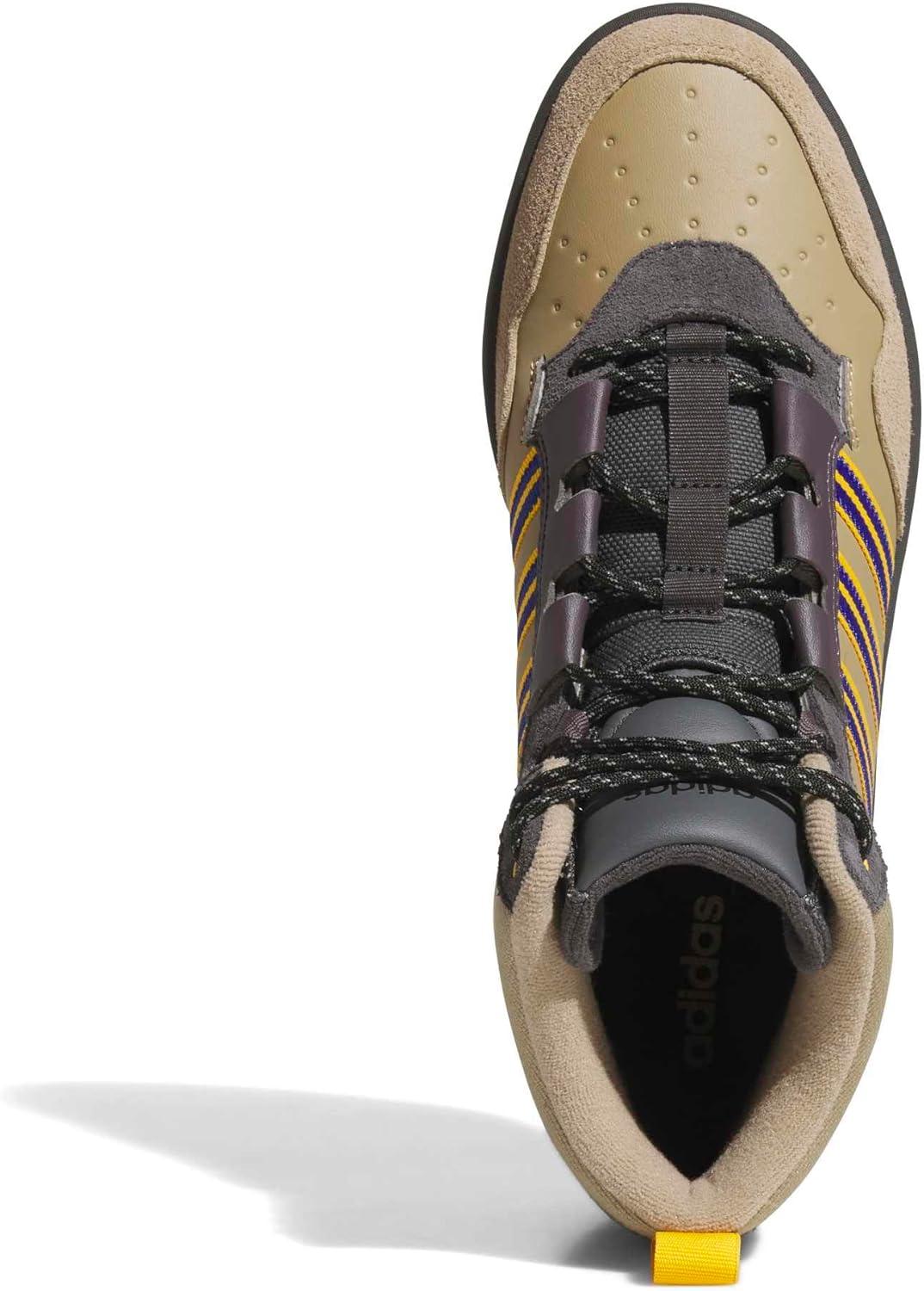 imageAdidas UnisexAdult Hoops 40 Mid TopSupplier ColourSemi Lucid BlueGrey Strata