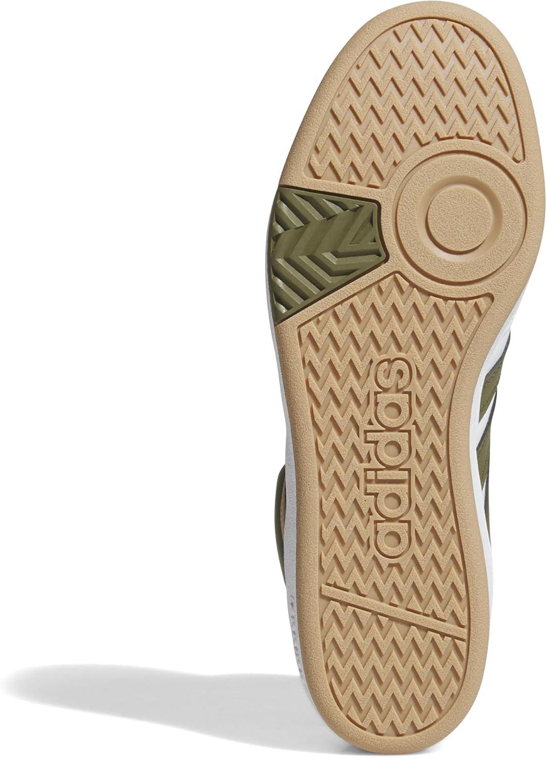 imageAdidas UnisexAdult Hoops 40 Mid TopWhiteFocus OliveGum