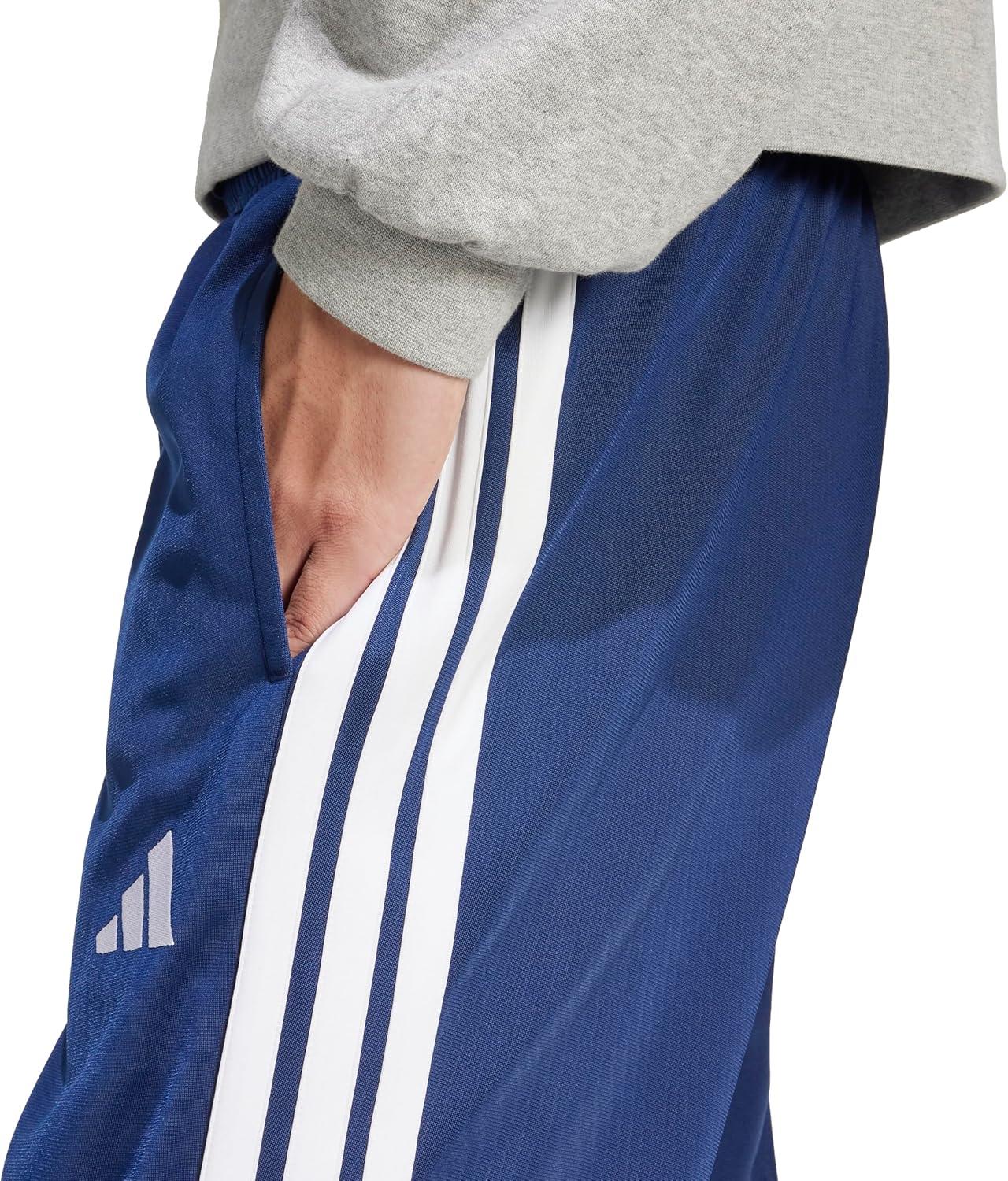 imageadidas Mens 3Stripes Tricot Tapered Track PantsDark Blue