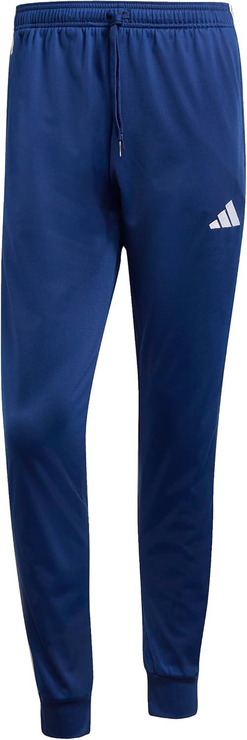 imageadidas Mens 3Stripes Tricot Tapered Track PantsDark Blue