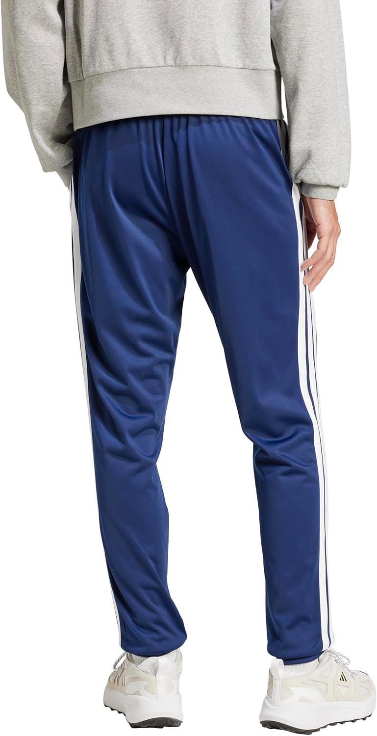 imageadidas Mens 3Stripes Tricot Tapered Track PantsDark Blue