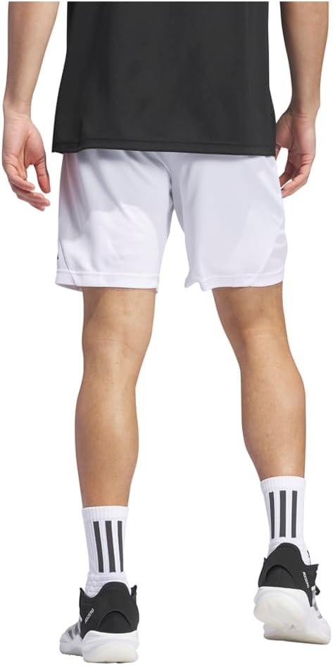 imageadidas Mens Badge of Sport Basketball ShortsWhiteBlack2024