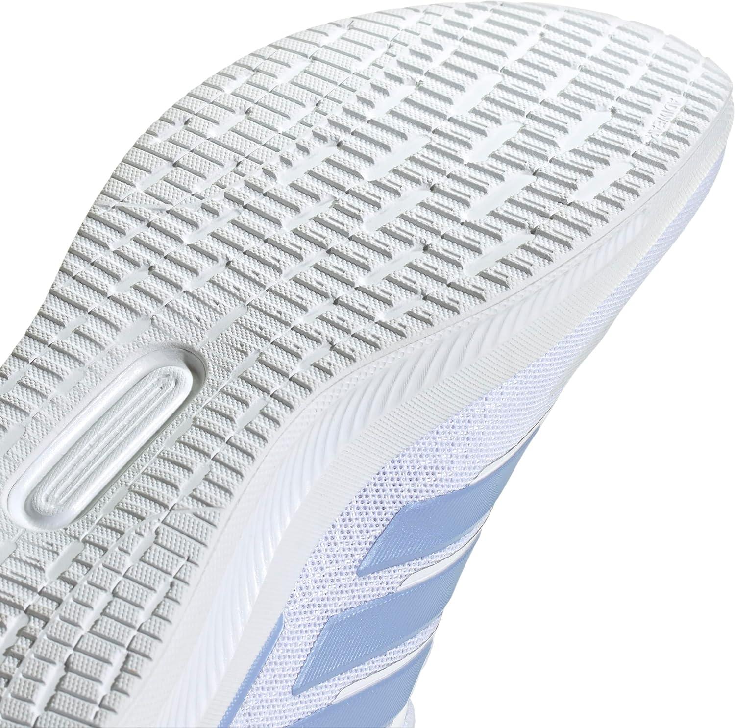 imageadidas Womens Run Falcon 5 Running ShoesWhiteBlue SparkBlack