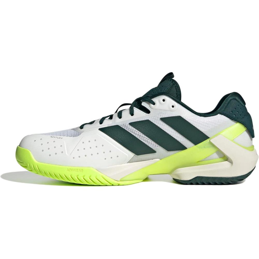 imageadidas Mens Adizero Ubersonic 5 Tennis ShoesWhiteAurora IvyLucid Lemon