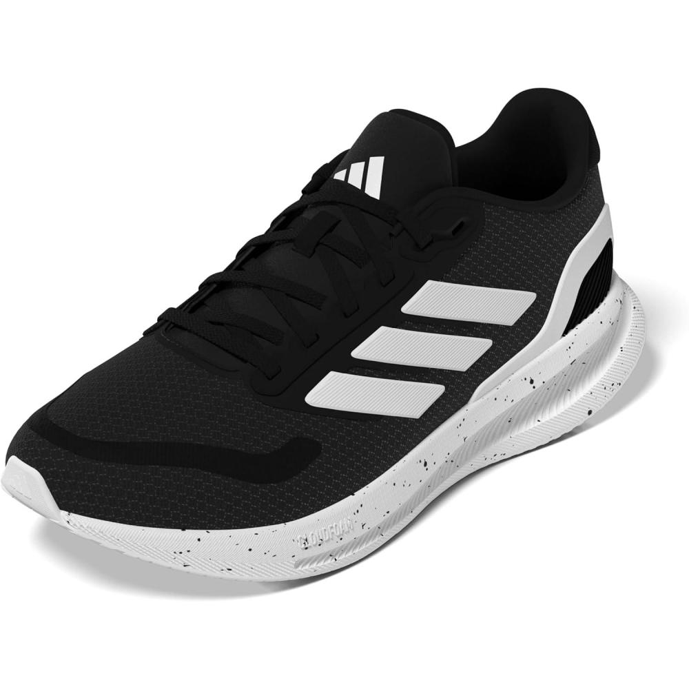 imageadidas Womens Run Falcon 5 Running ShoesBlackWhiteWhite