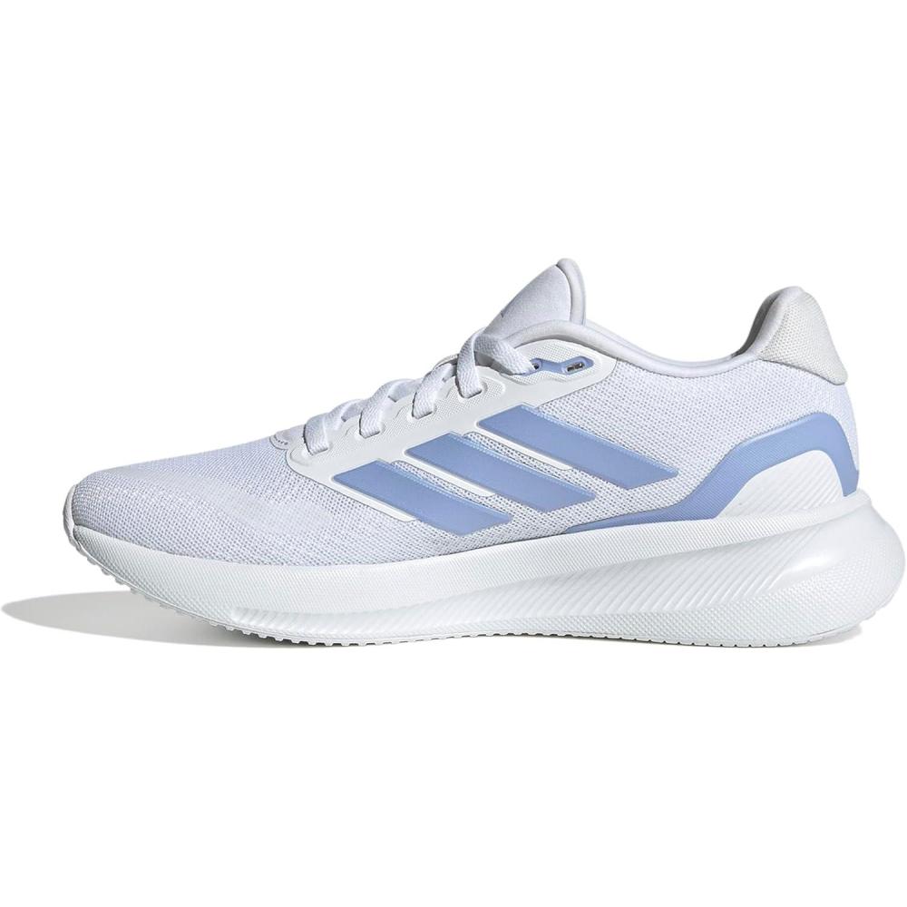 imageadidas Womens Run Falcon 5 Running ShoesWhiteBlue SparkBlack
