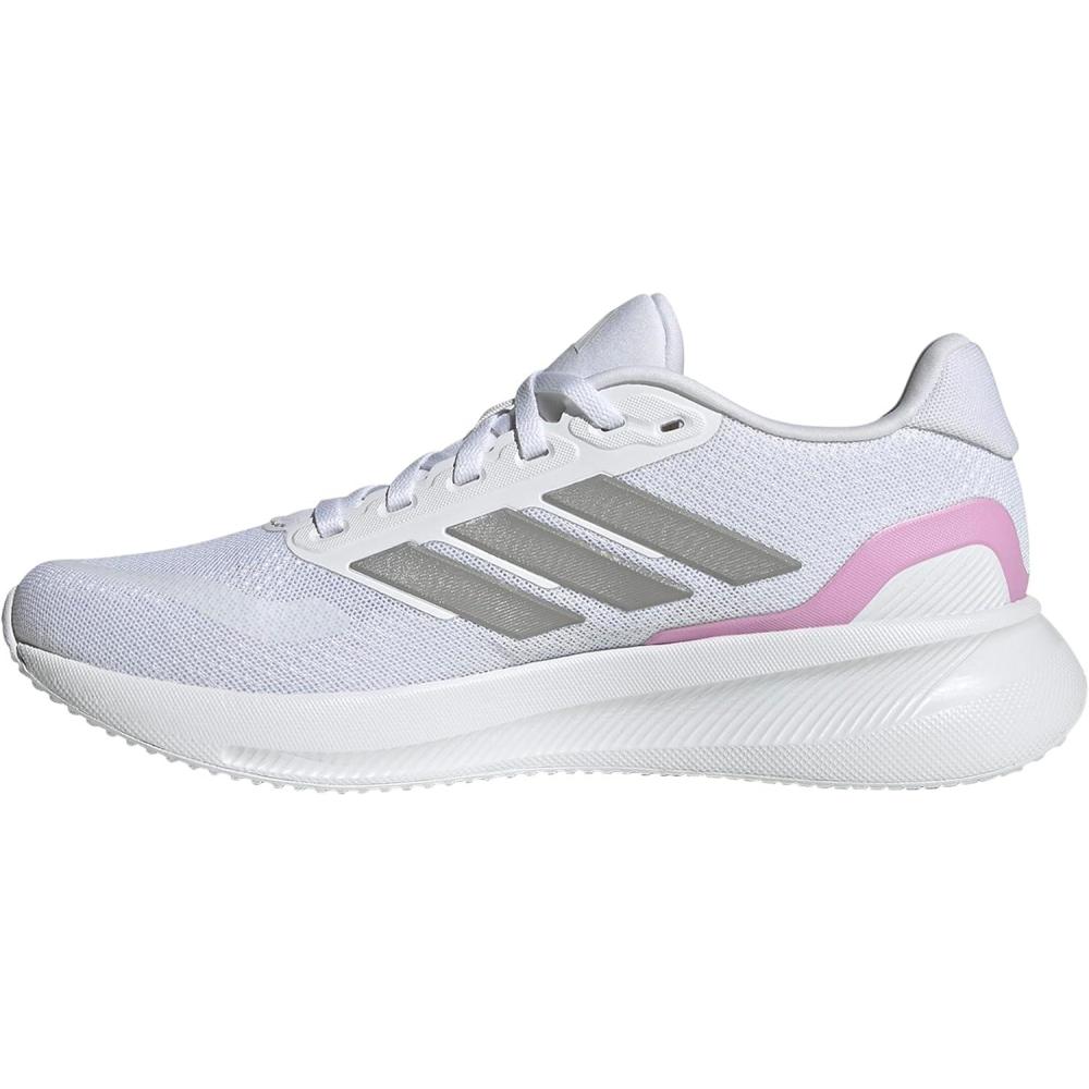 imageadidas Womens Run Falcon 5 Running ShoesWhiteSolid GreyBlack