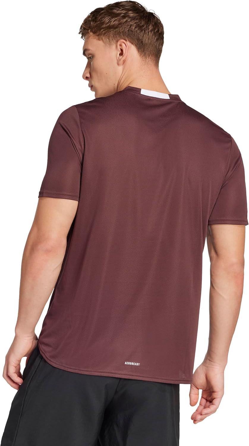 imageadidas AEROREADY Designed for Movement Tee MensAurora RubyWhite