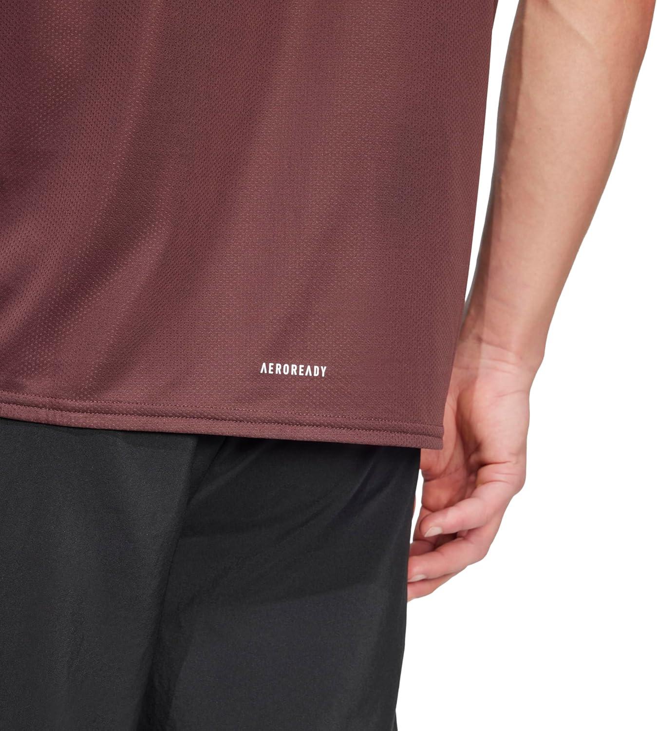 imageadidas AEROREADY Designed for Movement Tee MensAurora RubyWhite