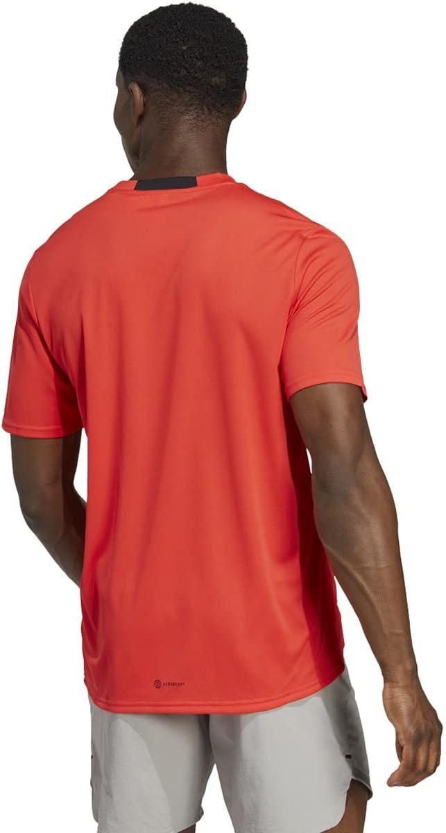 imageadidas AEROREADY Designed for Movement Tee MensBright RedBlack