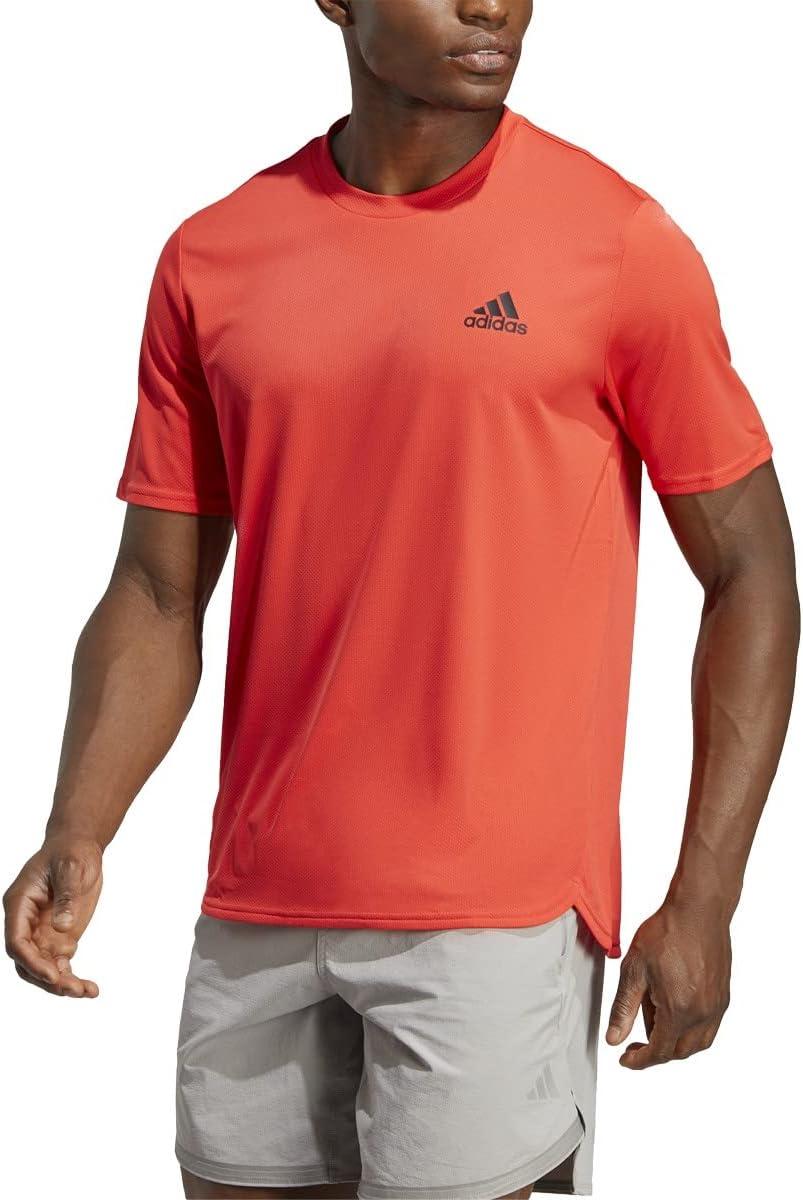 imageadidas AEROREADY Designed for Movement Tee MensBright RedBlack