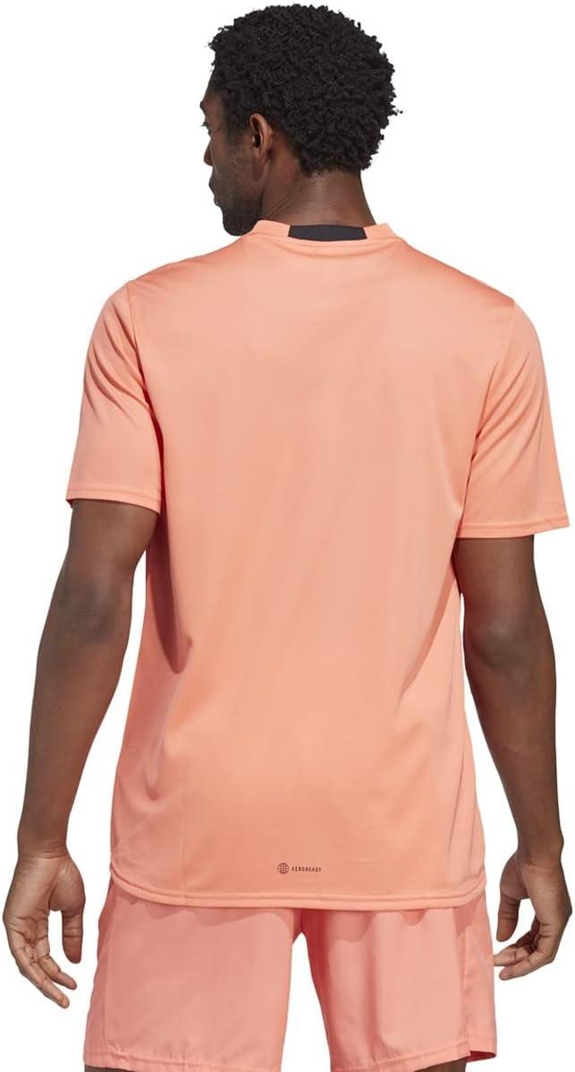 imageadidas AEROREADY Designed for Movement Tee MensCoral FusionBlack