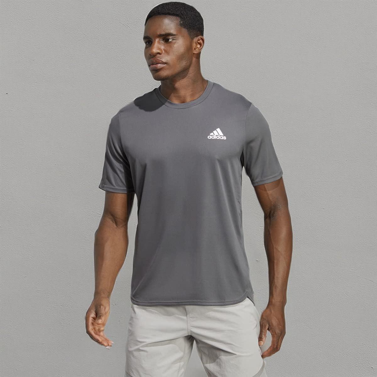 imageadidas AEROREADY Designed for Movement Tee MensGreyWhite